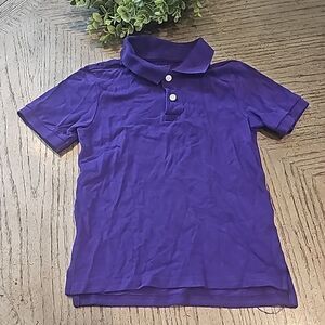 Boys purple polo size 6
